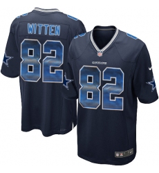 Men's Nike Dallas Cowboys #82 Jason Witten Limited Navy Blue Strobe NFL Jersey