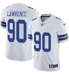 Men's Nike Dallas Cowboys #90 Demarcus Lawrence White Vapor Untouchable Limited Player NFL Jersey