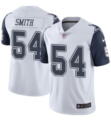 Men's Nike Dallas Cowboys #54 Jaylon Smith Limited White Rush Vapor Untouchable NFL Jersey