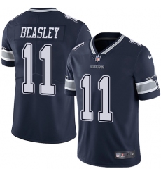 Youth Nike Dallas Cowboys #11 Cole Beasley Navy Blue Team Color Vapor Untouchable Limited Player NFL Jersey