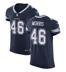 Men's Nike Dallas Cowboys #46 Alfred Morris Navy Blue Team Color Vapor Untouchable Elite Player NFL Jersey