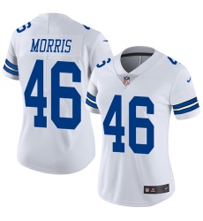 Women's Nike Dallas Cowboys #46 Alfred Morris Elite White NFL Jersey