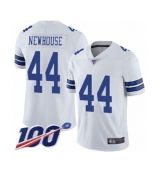 Men's Dallas Cowboys #44 Robert Newhouse White Vapor Untouchable Limited Player 100th Season Football Jersey