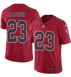 Men's Nike Atlanta Falcons #23 Robert Alford Elite Red Rush Vapor Untouchable NFL Jersey