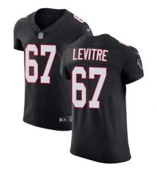 Men's Nike Atlanta Falcons #67 Andy Levitre Black Alternate Vapor Untouchable Elite Player NFL Jersey