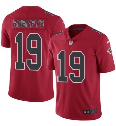 Men's Nike Atlanta Falcons #19 Andre Roberts Limited Red Rush Vapor Untouchable NFL Jersey