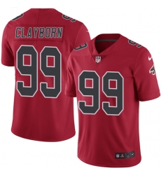 Youth Nike Atlanta Falcons #99 Adrian Clayborn Limited Red Rush Vapor Untouchable NFL Jersey