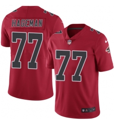 Men's Nike Atlanta Falcons #77 Ra'Shede Hageman Limited Red Rush Vapor Untouchable NFL Jersey