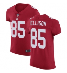 Men's Nike New York Giants #85 Rhett Ellison Red Alternate Vapor Untouchable Elite Player NFL Jersey