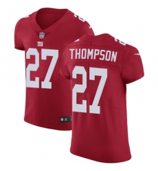 Men's Nike New York Giants #27 Darian Thompson Red Alternate Vapor Untouchable Elite Player NFL Jersey