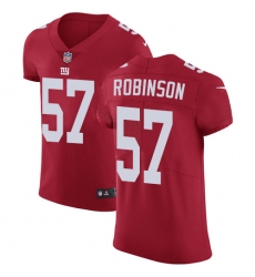 Men's Nike New York Giants #57 Keenan Robinson Red Alternate Vapor Untouchable Elite Player NFL Jersey