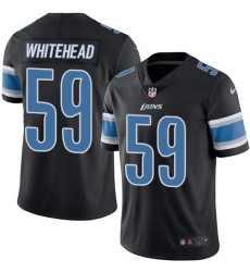 Youth Nike Detroit Lions #59 Tahir Whitehead Limited Black Rush Vapor Untouchable NFL Jersey