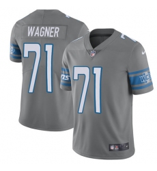 Youth Nike Detroit Lions #71 Ricky Wagner Limited Steel Rush Vapor Untouchable NFL Jersey