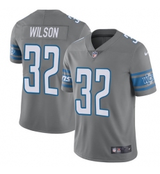 Youth Nike Detroit Lions #32 Tavon Wilson Limited Steel Rush Vapor Untouchable NFL Jersey