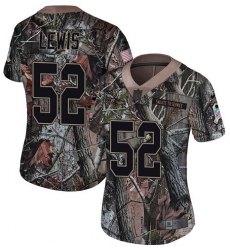 Women's Nike Baltimore Ravens #52 Ray Lewis Limited Camo Salute to Service NFL Jersey