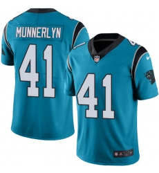 Youth Nike Carolina Panthers #41 Captain Munnerlyn Limited Blue Rush Vapor Untouchable NFL Jersey