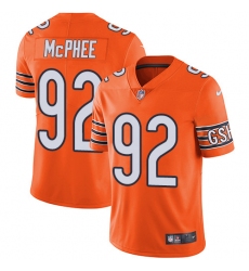 Men's Nike Chicago Bears #92 Pernell McPhee Limited Orange Rush Vapor Untouchable NFL Jersey