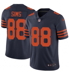 Men's Nike Chicago Bears #88 Dion Sims Navy Blue Alternate Vapor Untouchable Limited Player NFL Jersey