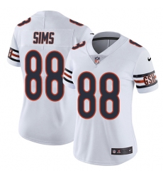 Women's Nike Chicago Bears #88 Dion Sims Elite White NFL Jersey