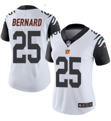 Women's Nike Cincinnati Bengals #25 Giovani Bernard Limited White Rush Vapor Untouchable NFL Jersey