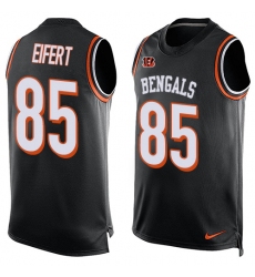 Men's Nike Cincinnati Bengals #85 Tyler Eifert Limited Black Player Name & Number Tank Top NFL Jersey
