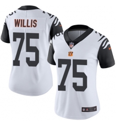 Women's Nike Cincinnati Bengals #99 Jordan Willis Limited White Rush Vapor Untouchable NFL Jersey