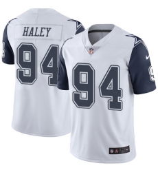 Youth Nike Dallas Cowboys #94 Charles Haley Limited White Rush Vapor Untouchable NFL Jersey