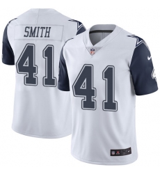 Youth Nike Dallas Cowboys #41 Keith Smith Limited White Rush Vapor Untouchable NFL Jersey