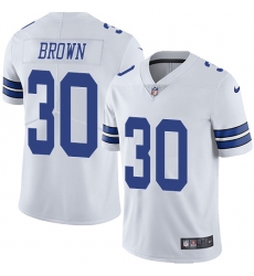 Youth Nike Dallas Cowboys #30 Anthony Brown White Vapor Untouchable Limited Player NFL Jersey