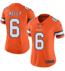 Women's Nike Denver Broncos #6 Chad Kelly Limited Orange Rush Vapor Untouchable NFL Jersey