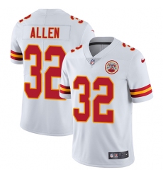 Youth Nike Kansas City Chiefs #32 Marcus Allen White Vapor Untouchable Limited Player NFL Jersey