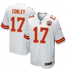 Men's Nike Kansas City Chiefs #17 Chris Conley Game White NFL Jersey
