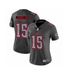 Women's Kansas City Chiefs #15 Patrick Mahomes II Limited Gray Static Fashion Football Jersey