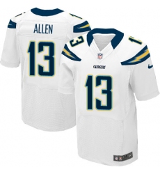 Men's Nike Los Angeles Chargers #13 Keenan Allen Elite White NFL Jersey Men's Nike Los Angeles Chargers #13 Keenan Allen Elite White NFL Jersey